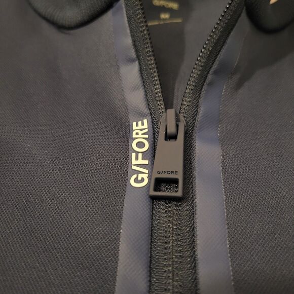 G/Fore Golf Logo DOUBLE KNIT Blue Vest Mens Size Medium Style GMM000031 - Picture 5 of 16